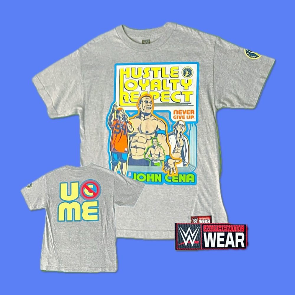 WWE John Cena Hustle Loyalty Respect; Never Give Up Official Merch